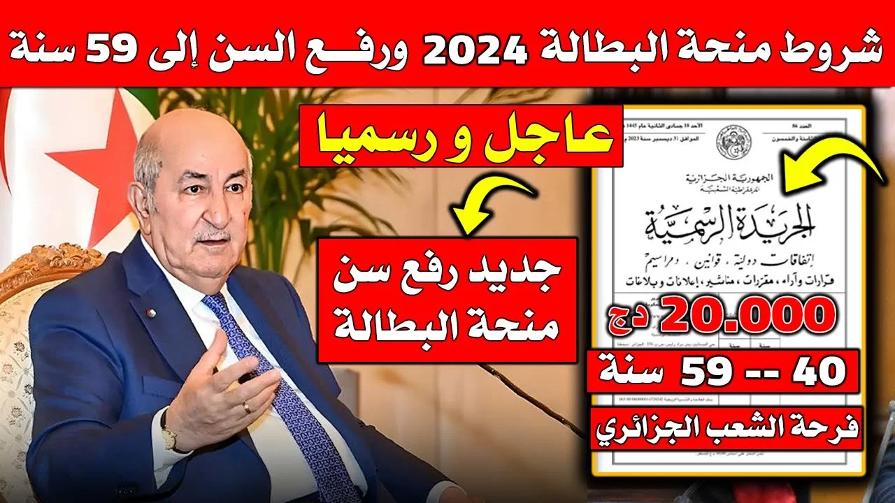 20 ألف دينار شهرياً.. تجديد منحة البطالة في الجزائر 2025 خطوات إلكترونية سهلة وشروط هامة