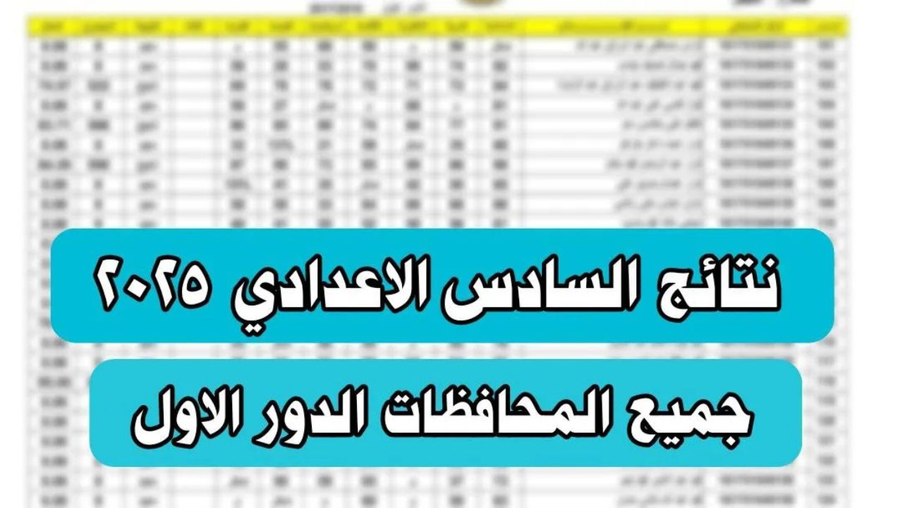 “ليــنك شغــال”.. رابط الاستعلام عن نتائج السادس اعدادي العراق 2025 الدور الأول عبر nataegna.net