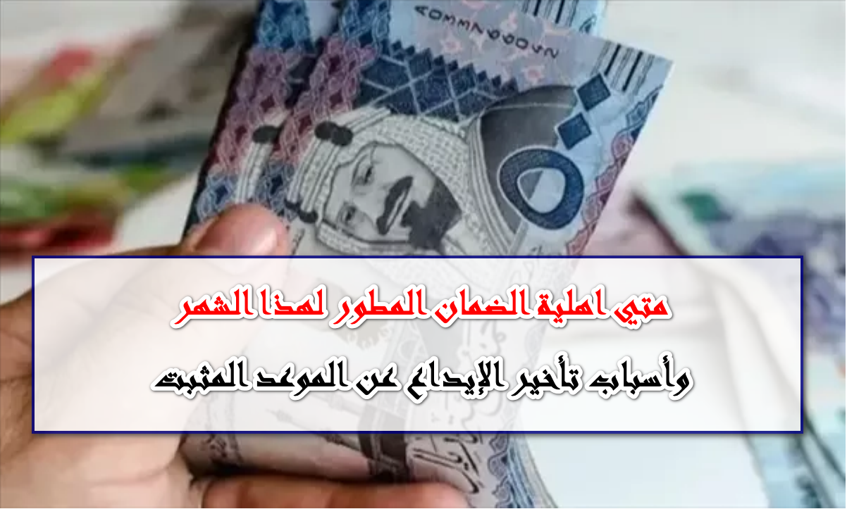 متي يتم دراسة أهلية الضمان الاجتماعي المطور للدفعة الحالية نوفمبر 2025؟ وآليات الاستعلام عنها … الموارد البشرية تُجيب