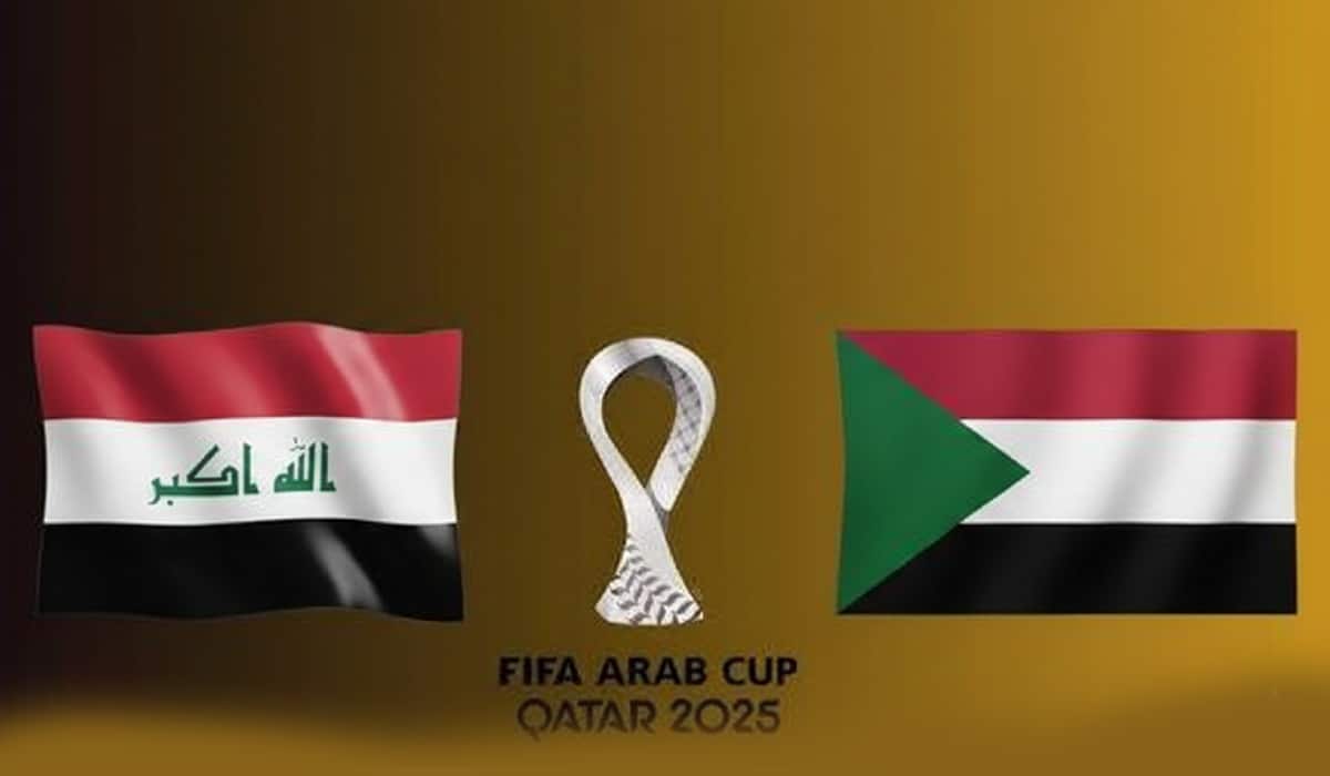 القنوات الناقلة لمباراة العراق والسودان اليوم والمعلقين في الجولة الثانية لكأس العرب 2025