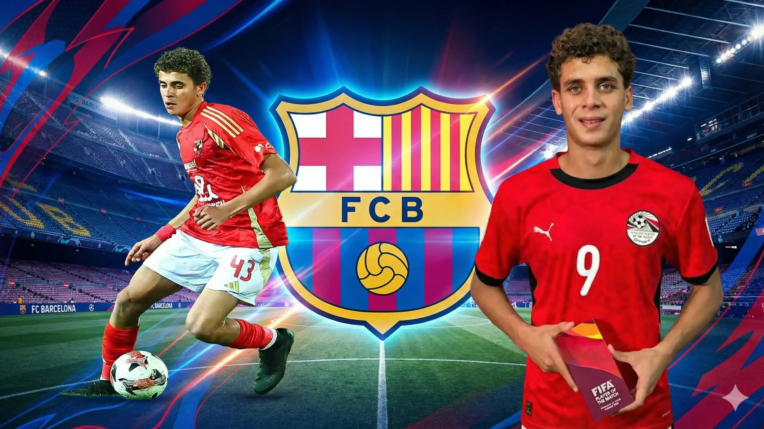 تطور طارئ في صفقة ضم حمزة عبدالكريم لنادي برشلونة