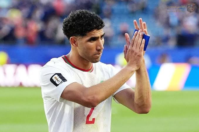 مدرب المغرب يدافع عن حكيمي بعد ازمتة