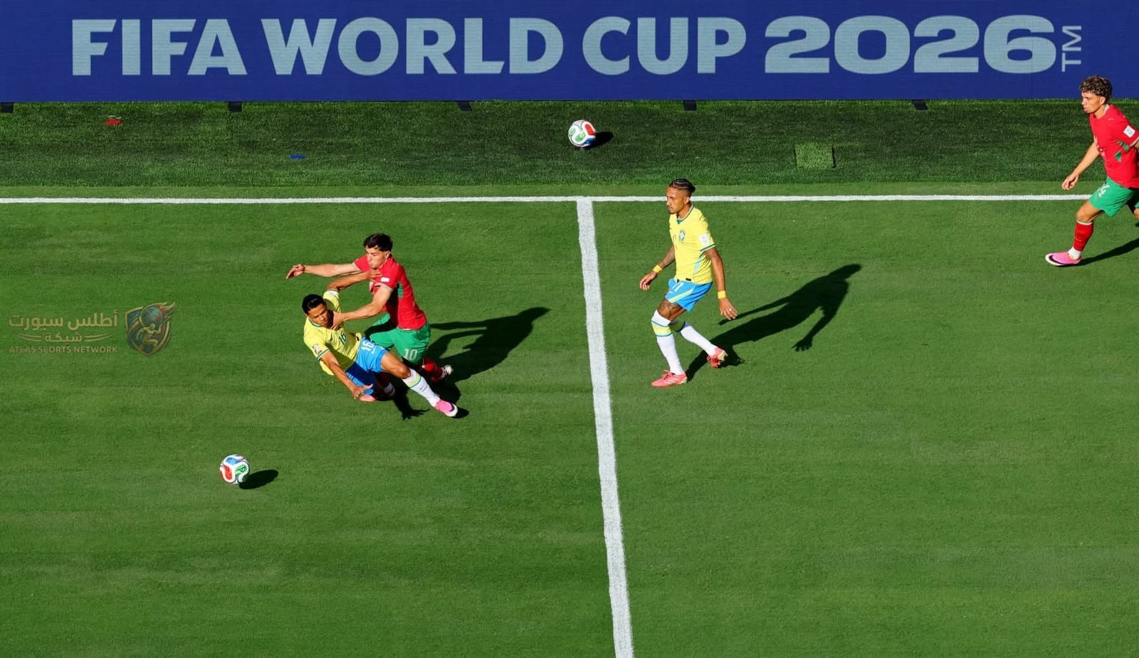 أهدف مباراة البرازيل والمغرب