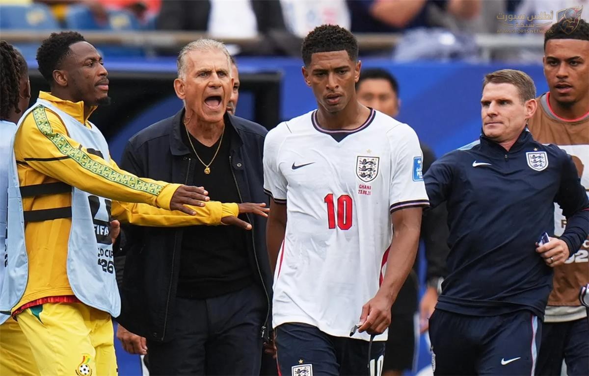 نفق اللاعبين يشهد توترًا بين لاعبي إنجلترا وأعضاء الجهاز الفني لمنتخب غانا