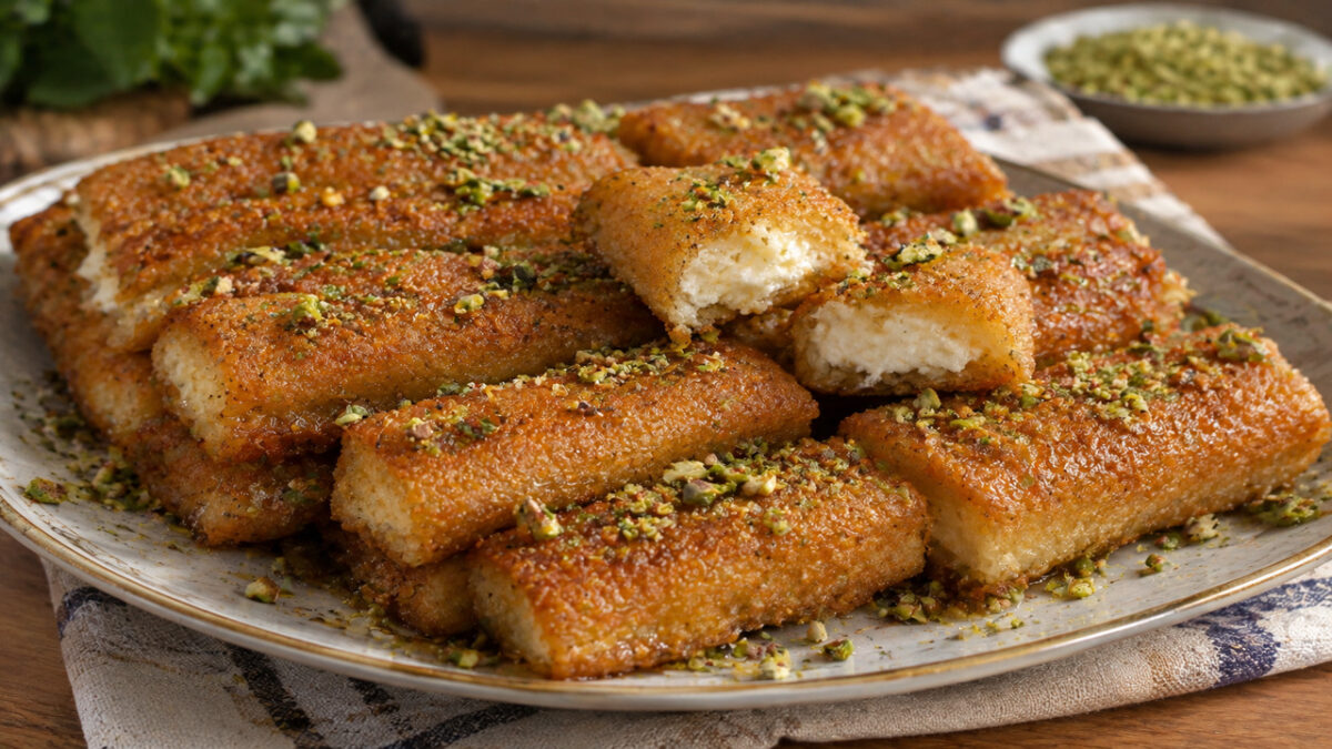 طريقة عمل اصابع البسبوسه المحشيه