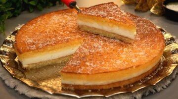 طريقة عمل البسبوسة بالقشطة