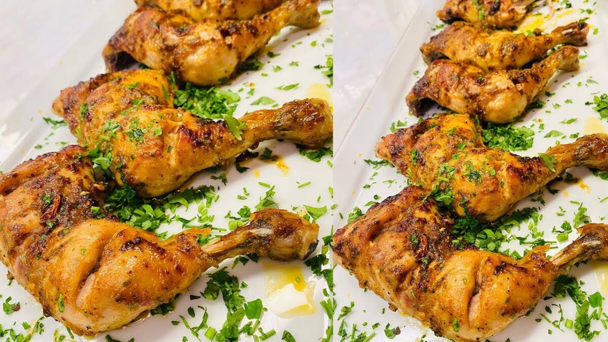 طريقة عمل الفراخ المشوية بالليمون