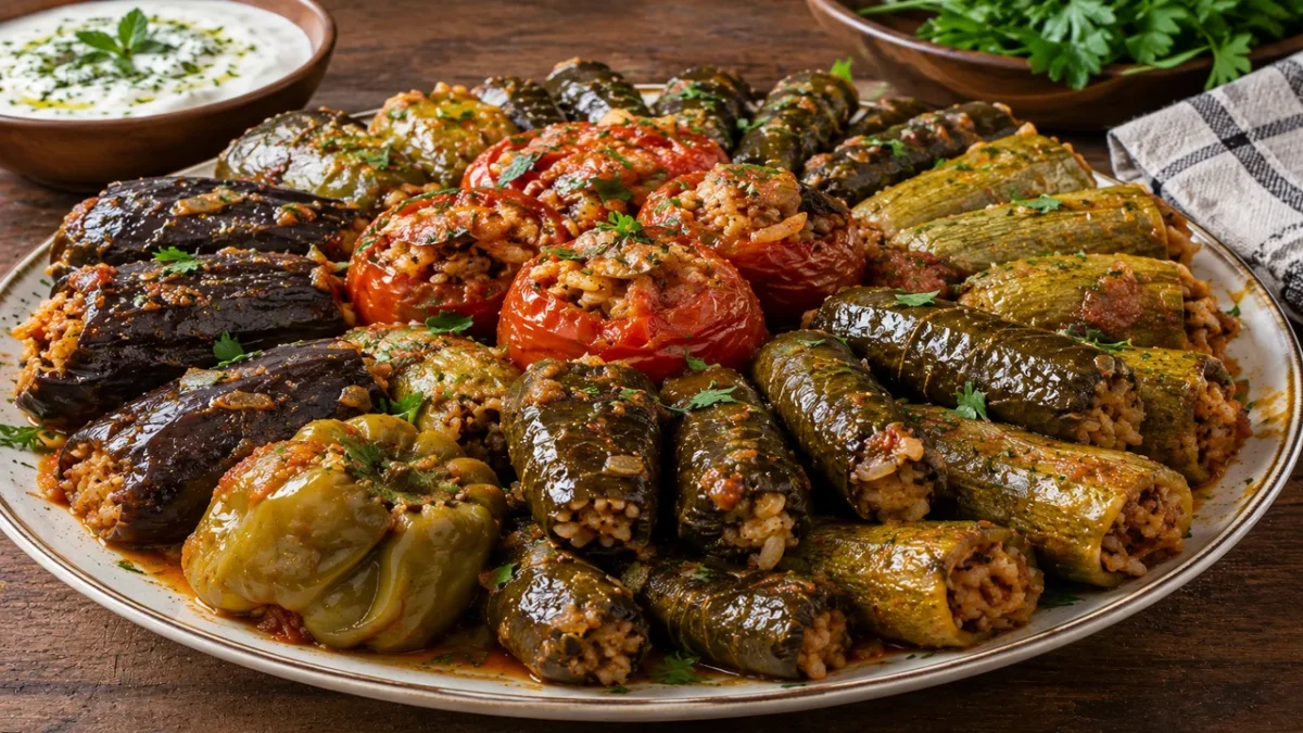 طبق محشي شرقي فاخر